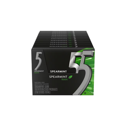 5 Gum Sugar-Free Premium Chewing Gum – 12 Pack Case