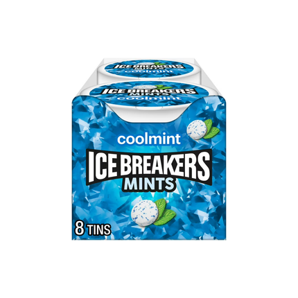 Ice Breakers Sugar-Free Mints & Sours – 24 Pack Case (8ct per Pack)
