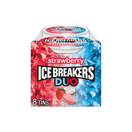 Ice Breakers Sugar-Free Mints & Sours – 24 Pack Case (8ct per Pack)