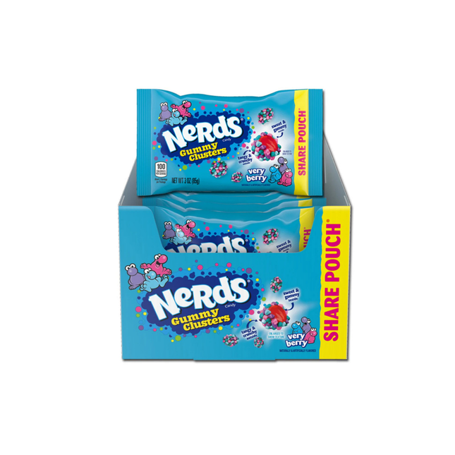 Nerds Gummy Clusters – Bulk Case (4 Packs of 12ct)