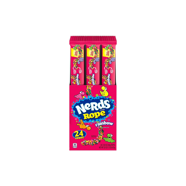 Nerds Rope – 12ct Display Pack (Rainbow &amp; Very Berry)