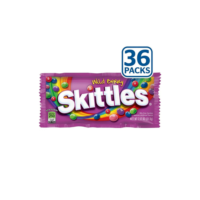 Skittles Chewy Candy Bulk Case – Original, Wild Berry & Sour