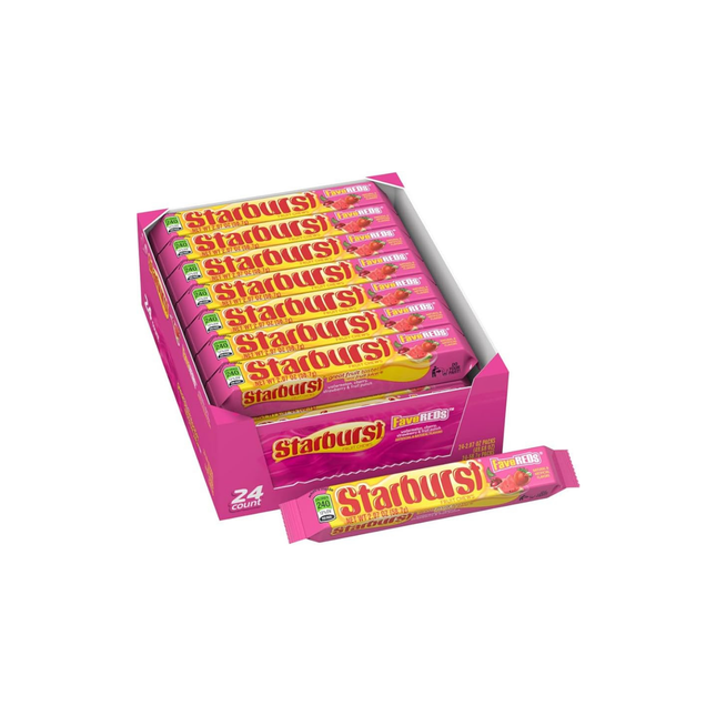 Starburst Fruit Chews Bulk Case – Original & FaveREDs