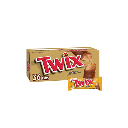 Twix Chocolate Biscuit Bars Bulk Case – Original & Caramel Selection
