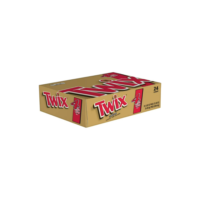 Twix Chocolate Biscuit Bars Bulk Case – Original & Caramel Selection