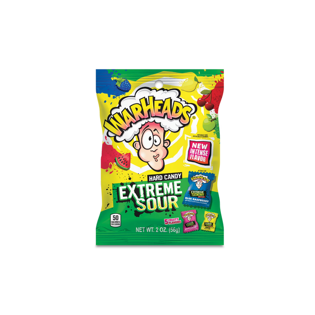 Warheads Extreme Sour Candy – Bulk Case (Hard Candy & Chewy Cubes)
